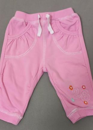 Брюки на девочку 0-3 мес.