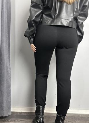 Женские классические брюки прямые черные modna kazka mkjl1160-15 фото