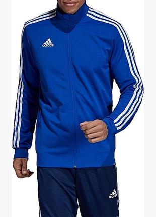 Adidas tiro19 training jacket climalite blue dt5271 олимпийка куртка оригинал3 фото