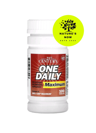 Мультивітаміни one daily maximum

- 100 таблеток