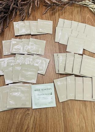 Оригінал набір лот пробник крем сироватка маска для обличчя тіла anne semonin