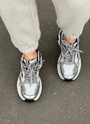 Кроссовки для бега, дальней дороги, занятий спортом 🥰 серого цвета5 фото