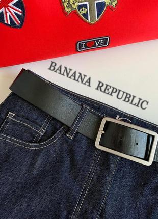 Ремень кожаный banana republic1 фото