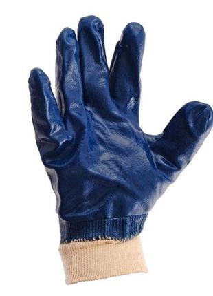 Перчатки mastertool - масло-бензостойкие с мягким манжетом 10,5" 3 шт.