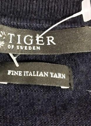 Неперевершеної якості кардиган з 100% мerino italian wool шведського бренду tiger of sweden5 фото