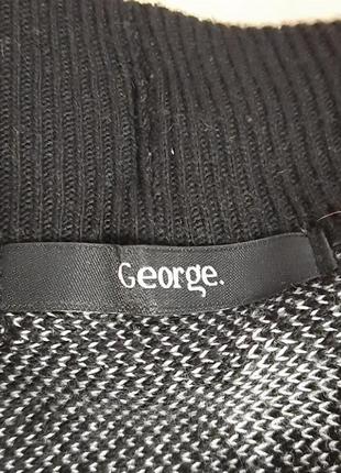 Черная короткая юбка с белыми сердечками george5 фото