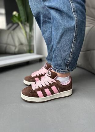 Кроссовки adidas campus 00s dust cargo clear pink