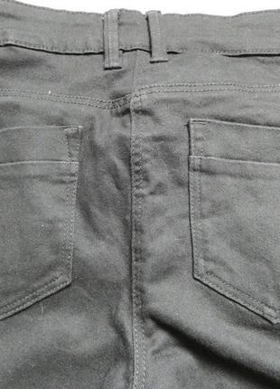 Джинсы брюки черого цвета4 фото
