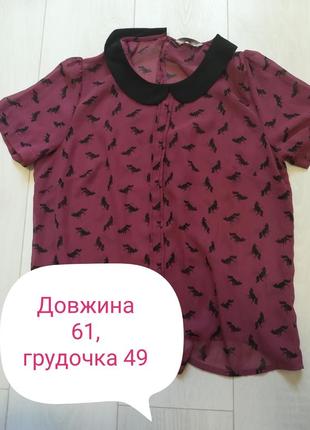 Шифоновая блузка, блуза, футболка2 фото