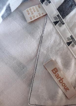Англія barbour подовжена сорочка сорочка блуза жіноча біла7 фото
