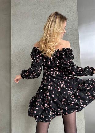 Супер стильное и актуальное летнее платье из нежного софта в цветочный принт☺️4 фото