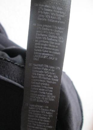 Шикарный черный слитный купальник батал с поясом и драпировкой f&f 04/24 💝🌷💝9 фото