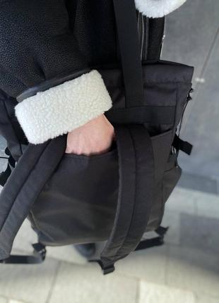 Жіночий рюкзак, сумка шопер, чорний, місткий5 фото