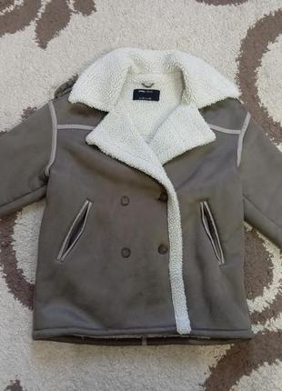 Дубленка женская, куртка sinsay, шубка,пальто3 фото