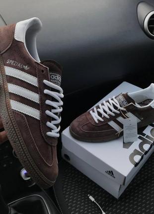 Кроссовки adidas spezial handball brown