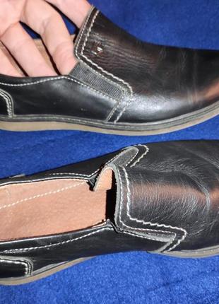 Кожаные нарядные фирменные туфли.desigh.35.5 фото