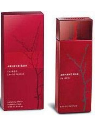 Жіноча парфумована вода armand basi in red eau de parfum1 фото