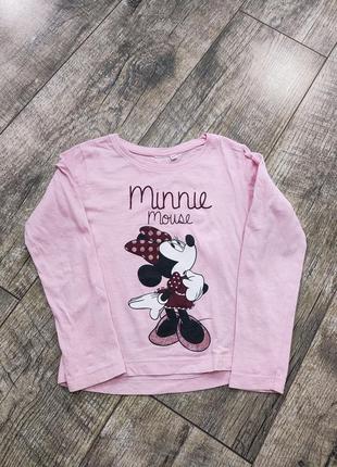 Кофта, реглан, minnie mouse, disney, р. 92-98, 2-3 года