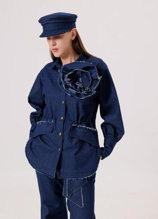 Cорочка denim синя  xs