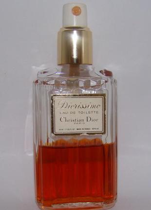 Туал. вода christian dior diorissimo. оригинал. винтаж.