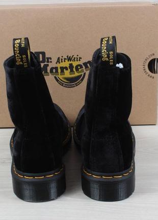 Женские ботинки dr. martens 1460 velvet оригинал4 фото