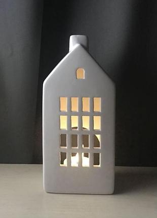 Декор, подсвечник, керамический домик польша
