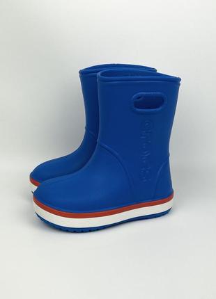 Резиновые сапоги crocs 205827 c9 размер 26 на мальчика синие оригинал ботинки