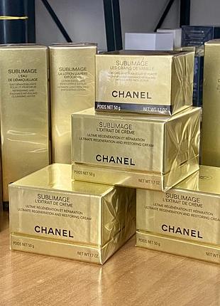 Chanel sublimage l`extrait de creme крем для регенерації шкіри обличчя2 фото