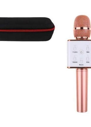 Уцінка. бездротовий мікрофон-караоке (рожевий) — пошкоджене паковання