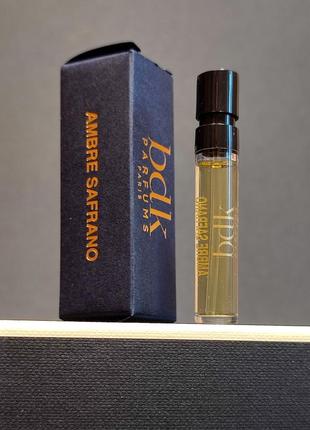 Парфюм bdk ambre safrano 2 ml (оригинал)