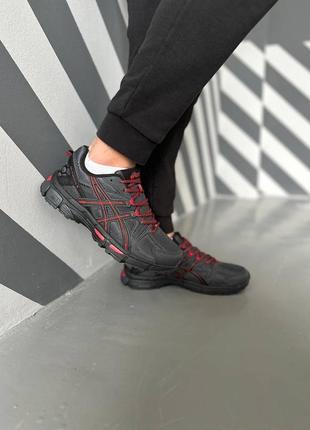 Кросівки asics gel-kahana 8 black red5 фото