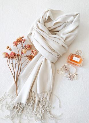 Палантин шарф из тонкой шерсти платочной2 фото