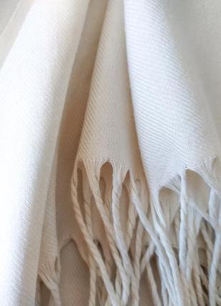 Палантин шарф из тонкой шерсти платочной5 фото