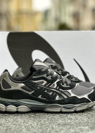 Чоловічі кросівки asics gel nyc graphite grey black