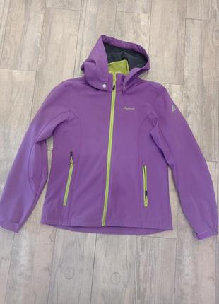 Фирменная демисезонная softshell куртка icepeak  на рост 164 см