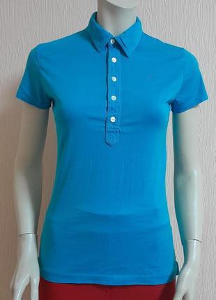 Стильная футболка поло синего цвета polo ralph lauren, молниеносная отправка ⚡🚀1 фото