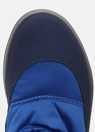 Черевики crocs jibbitz lodgepoint shiny сині крокс сапоги дутіки6 фото