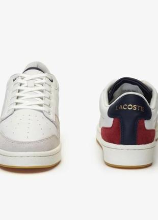 Кеди lacoste, шкіряні кеди lacoste, lacoste 7-38sfa0044ond4 фото