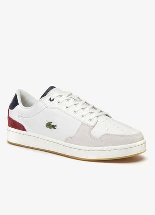 Кеди lacoste, шкіряні кеди lacoste, lacoste 7-38sfa0044ond1 фото