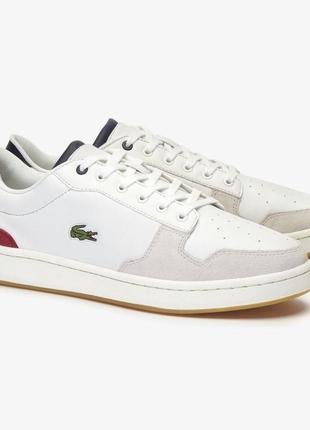 Кеды lacoste, кожаные кеды lacoste, lacoste 7-38sfa0044ond3 фото