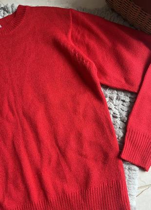 Красный тоненький свитерик2 фото