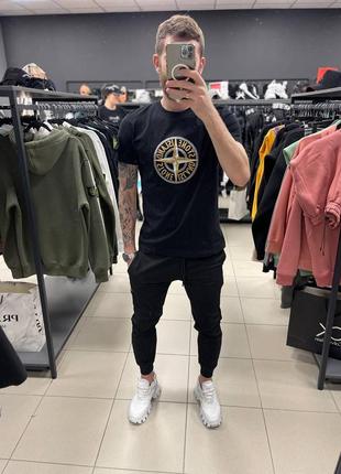 Стильний літній костюм stone island2 фото