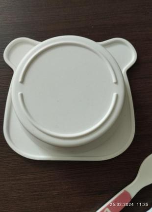 Набір посуду дитячого ведмедик4 фото