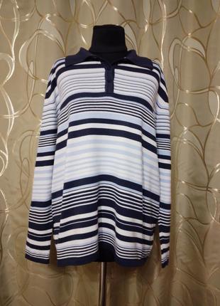 Вискозный свитер джемпер пуловер большого размера батал