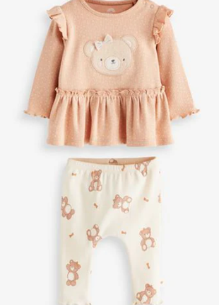 Костюмчик next на 6-9 мес до 74 см