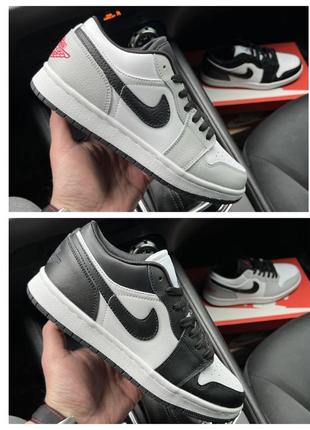 Подростковые кроссовки nike air jordan 1 low унисекс1 фото