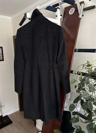 Hugo boss вовняне чорне пальто10 фото