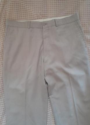 Классиные легкие светлые серые брюки monton4 фото
