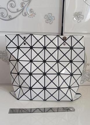 Сумка без ручок bao bao issey miyake. лазерна нарізка геометрія2 фото