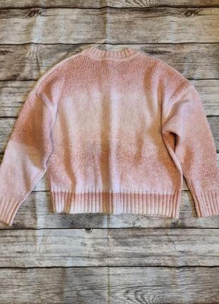 Женский свитер с содержанием шерсти, свитер с градиентом3 фото